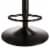 Glitzhome Set of Two Mid-Back Bar Stool with Adjustable Heigh Swivel Industrial Pub Barstools Perspective: bottom