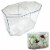 1 Dual Betta Hex Kit Tank Pet Aquatic Fishes Aquarium Habitat Office Home Decor Perspective: bottom