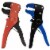 1 Professional Wire Stripper Cutter Crimper Pliers Terminal Cable Wiring Tool Perspective: bottom