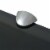 vidaXL Floating Shelf Glass 31.5 x7.9 0.3 Perspective: bottom