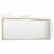 vidaXL Bathroom Mirror Sonoma Oak 39.4 x0.6 x14.6  Engineered Wood Perspective: bottom