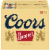 Coors Banquet Beer Perspective: front