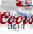 Coors Light Beer Perspective: front
