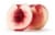 Fresh White Nectarine Perspective: front