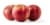 Fresh Red Plumcot Perspective: front