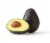 Jumbo Fresh Ripe Avocado Perspective: front