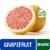 Fresh Large Organic Red Pink Grapefruit - Each Perspective: front