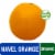 Fresh Large Organic Valencia Oranges - Each Perspective: front