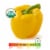 Organic Yellow Bell Peppers Perspective: front
