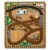 Melissa & Doug® Round the Construction Zone Work Site Rug and Vehicle Set Perspective: front