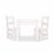 Melissa & Doug® Wooden Table & Chairs - White Perspective: front