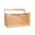 Melissa & Doug® Wooden Toy Chest - Honey Perspective: front