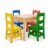 Melissa & Doug® Primary Colors Table & Chairs Set Perspective: front