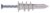Hillman #8 Nylon Wallboard Anchors Perspective: front