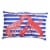 Home Decor Lobster Stripe Pillow Polyester Coastal Ocean C851453302c Perspective: front