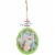 Gallerie II 5.9  Wooden  Easter Eggs and Bunny LED Shadow Box Ornament Battery Operated Perspective: front