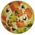 Tabletop Acorn Leaves Platter Glass Autumn 46004144 Perspective: front