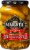 Majestic Picklery Premium Medium Heat Hot Sauce Savory Kosher Baby Dill Pickles Perspective: front