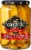 Majestic Picklery Premium Medium Heat Hot Sauce Kosher Dill Spears Pickles Perspective: front