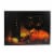 Northlight Orange LED Lighted Flickering Wine, Bread, and Candles Canvas Wall Art 15.75 x Perspective: front