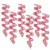 Northlight 6ct Red and White Striped Ribbon Candy Christmas Ornaments 5.75 Perspective: front