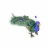 Northlight Peacock with Closed Tail Feathers - 19 - Green and Blue Perspective: front