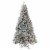 Northlight 12' Pre-Lit Heavily Flocked Pine Medium Artificial Christmas Tree - Clear Lights Perspective: front