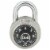 Do it 2 In. Stainless Steel Black Combination Lock Padlock 1850DDIB Perspective: front