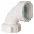 Do it 1-1/2 In. White Poly Vinyl Chloride Drain Elbow 479314 Perspective: front