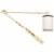 Do it Brass Bath Drain Linkage/Plunger Assembly 443826 Perspective: front