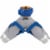 Best Garden Plastic Dual Y-Hose Shutoff Connector 37091-P Perspective: front