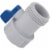 Best Garden Poly Single Hose Shutoff Valve 55055 Perspective: front