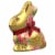 Lindt GOLD BUNNY Milk Chocolate Easter Candy Hollow Bunny Perspective: front