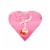 Lindt LINDOR Valentine's Day Strawberries and Cream White Chocolate Candy Truffles Heart Gift Box Perspective: front
