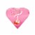 Lindt LINDOR Valentine's Day Strawberries and Cream White Chocolate Candy Truffles Heart Gift Box Perspective: front