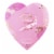 Lindt LINDOR Valentine's Day Strawberries and Cream White Chocolate Candy Truffles Heart Gift Box Perspective: front