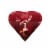 Lindt LINDOR Valentine's Day Strawberry Dark Chocolate Candy Truffles Friend Heart Gift Box Perspective: front