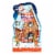 Kinder Holiday Advent Calendar Individually Wrapped Pieces Chocolatey Candy Perspective: front