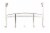 Spectrum Duchess Over-the-Door Satin Nickel 5-Hook Rack Perspective: front