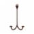 Stratford Over the Door Double Hook - Bronze Perspective: front