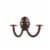 Spectrum Stratford Wall Mount Double Hook - Bronze Perspective: front