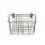 Spectrum Vintage Cabinet and Wall Mount Basket - Industrial Gray Perspective: front