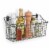 Spectrum Vintage Cabinet and Wall Mount Basket - Industrial Gray Perspective: front