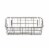 Spectrum Industrial Gray Pegboard Basket and Hook Station Perspective: front