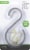 Spectrum Cora Closet Rod Hook - Gray/Clear Perspective: front