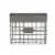 Spectrum Vintage Wall Mount Small Mail Bin - Gray Perspective: front
