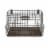 Spectrum Vintage Wall Mount Office File and Letter Holder - Gray/Wood Perspective: front