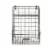 Spectrum Vintage Storage Bin with Shelf Wall Mount - Gray Perspective: front