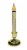IMC Cape Cod B/O LED Window Candle w/ Sensor, Brass, 9.5  (Qty 1) Perspective: front
