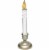 IMC Cape Cod B/O LED Window Candle w/ Timer & Wax Drips - Pewter, 9.5  (Qty 1) Perspective: front